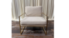 Chair, Gold Frame, Ivory Velvet rental in Leavenworth - Wenatche Valley, WA
