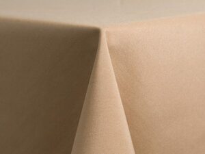 90" X 132" Poly, Khaki (Floor Length 6' Table) rental Richmond, VA