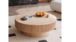 Round Drum Coffee Table rental Leavenworth - Wenatche Valley, WA