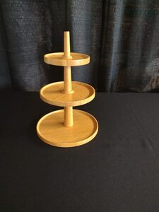Stand, 3 Tier Wooden (10", 6" & 4" Diameter Tiers) rental Richmond, VA