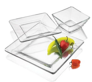 Square Clear Bowls rental Richmond, VA