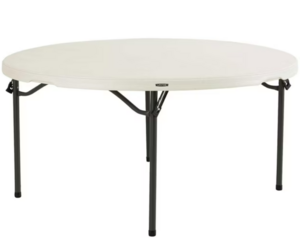 Tables, 5' Round Wooden (Seats Up To 8) rental Richmond, VA