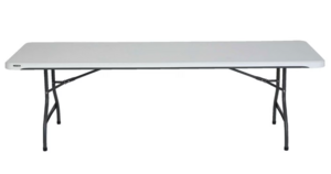 Tables, 8' Rectangular Foldable Plastic rental Richmond, VA