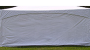 Sidewall, 8' X 15' Solid White rental Richmond, VA