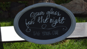 Large Oval Grey Sign rental Leavenworth - Wenatche Valley, WA