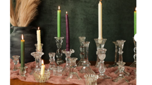 Candlestick Holders, Vintage Glass rental Leavenworth - Wenatche Valley, WA