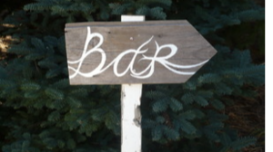 Wood Bar Sign rental Leavenworth - Wenatche Valley, WA