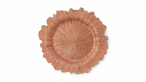 Rose Gold Charger Plate rental Naples, FL