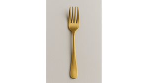 Gold Round Edge Salad Fork rental Naples, FL