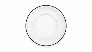 Black Rim Charger Plate rental Naples, FL