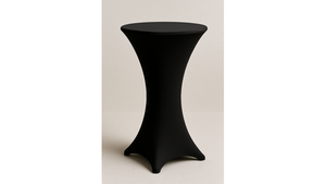 Black High Top Spandex Cover rental Naples, FL