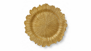 Gold Shell Charger Plate rental Naples, FL