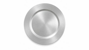 Silver Plastic Charger Plate rental Naples, FL
