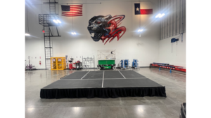 16’X12’X12”-18” Adjustable H. Stage W/Wood Step rental Dallas-Ft. Worth, TX