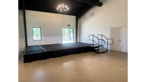 20’X12’X12”-18” Adjustable H. Stage W/Stair rental Dallas-Ft. Worth, TX