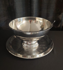 Punch Bowl, Silver W/ Tray & Ladel rental Richmond, VA