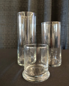 Vases, Glass 4" T X 4" Wide rental Richmond, VA