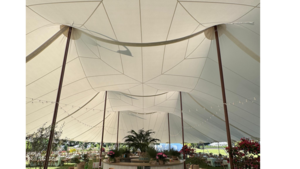 66X20 Sailcloth Tent Section rental Jupiter, FL