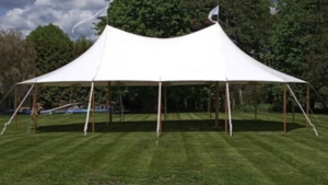 32X50 Sailcloth Tent (Stakes) rental Jupiter, FL