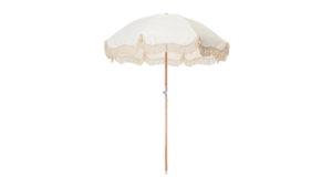 White Umbrella With Tassles rental Jupiter, FL