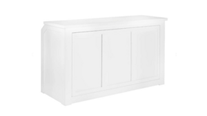 6' Modern Bar - White Foldable rental Jupiter, FL