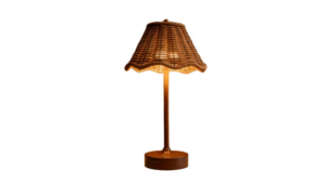 Rattan Table Lamp rental Jupiter, FL