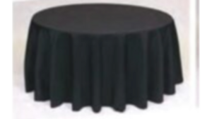 132" Round Tablecloth For 72" Round Table *Color rental Long Island, NY
