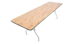 96"X36"Banquet Table Wood rental Long Island, NY