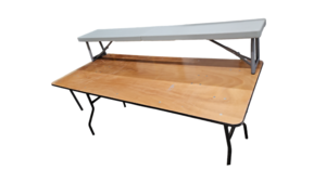72" Bar With 12" Bar Top Riser And Skirting rental Long Island, NY