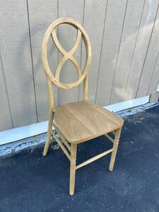 Hourglass Chair- Natural Oak rental Long Island, NY