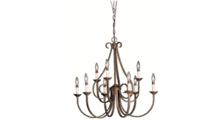 Chandelier Rental Dark Bronze (9 Light) rental Long Island, NY