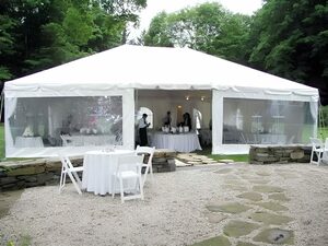 24X'24' Freds Gable End Tent- White Top rental Long Island, NY
