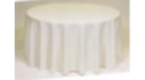 120" Round Poly Tablecloth For 60" Round Table rental Long Island, NY