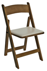 Fruitwood Folding Chair rental Long Island, NY