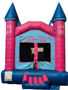 Pink Castle Bounce House rental Dallas-Ft. Worth, TX