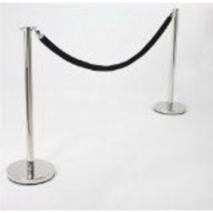 Chrome Stanchions rental Dallas-Ft. Worth, TX