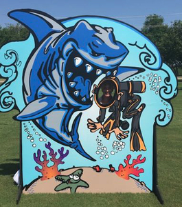 Underwater Photo Op Cutout rental Dallas-Ft. Worth, TX