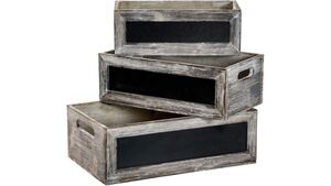 Rustic Wood Nesting Crates - Chalkboard Front rental Las Vegas, NV