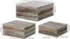 Buffet Risers Torched Wood Set rental in Las Vegas, NV