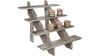 Cascading 4-Tier Rustic Torched Buffet Riser rental in Las Vegas, NV
