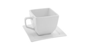 Square White Coffee Cup rental Las Vegas, NV