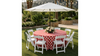 60" Round Wood Garden Table - (Umbrella Table) rental in Las Vegas, NV