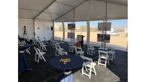 Tent Sidewall Ketered Gable Clear rental Las Vegas, NV