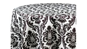 84X84 Damask White/Black rental Las Vegas, NV
