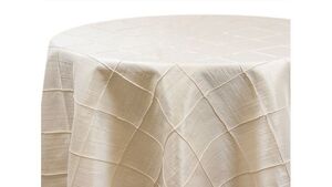 84X84 Ivory Pintuck rental Las Vegas, NV