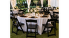 Resin Padded Black Chair rental in Las Vegas, NV