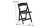 Resin Padded Black Chair rental in Las Vegas, NV