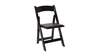 Resin Padded Black Chair rental in Las Vegas, NV