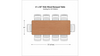 6'X30" Kids Wood Folding Banquet Table rental in Las Vegas, NV