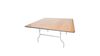 60" Square Wood Folding Table rental in Las Vegas, NV